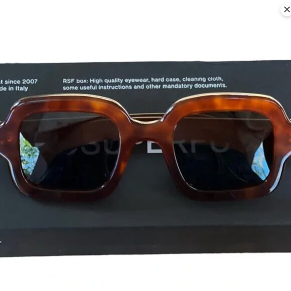 RETROSUPERFUTURE Benz Havana Diversa Tortoiseshell Sunglasses Unisex
